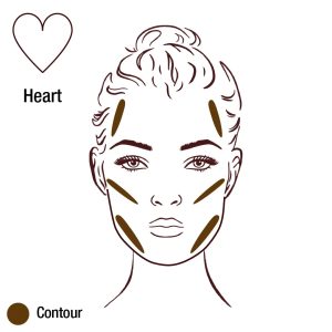 contour heart shape